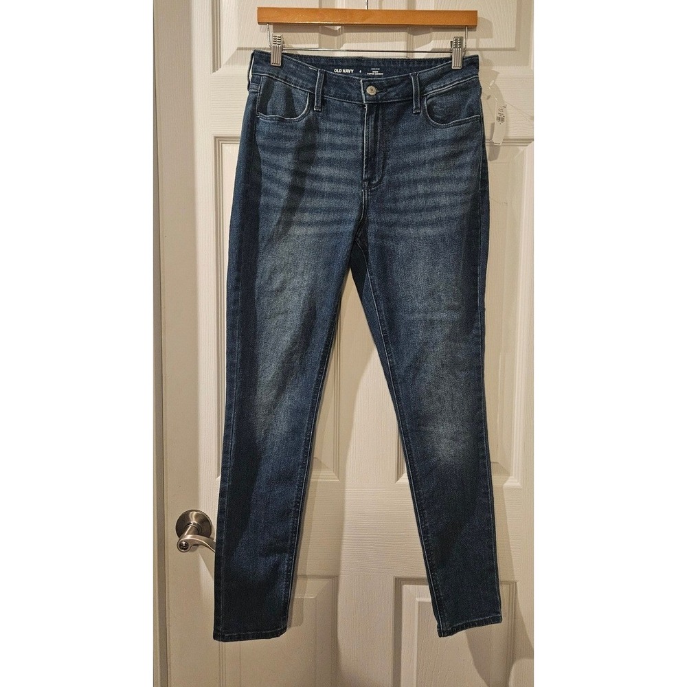 Old Navy Dark Wash High‎ Rise Wow Super Skinny Jeans Womens 6 NWT 2024